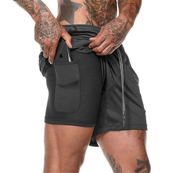 Shorts Para Treino 2 em 1 Esporte - Air Effect