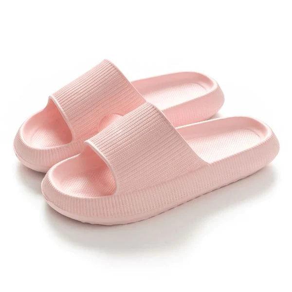 Sandália Ultra Confortável Pé de Nuvem Sandália Anatômica Pé de Nuvem - Sapatos 001 O OFERTEIRO Rosa 34/35 